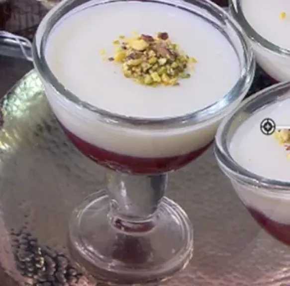 طريقة عمل مهلبية كركديه