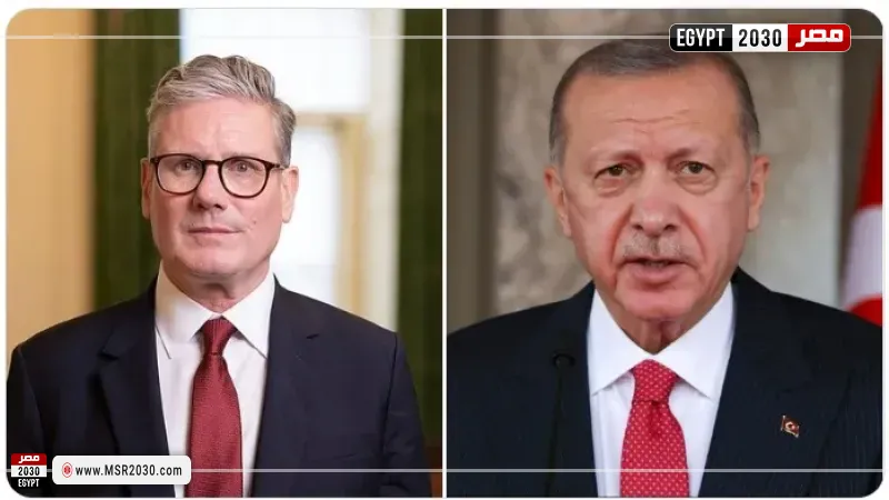 أردوغان وستارمر يبحثان الصراع القائم في المنطقة
