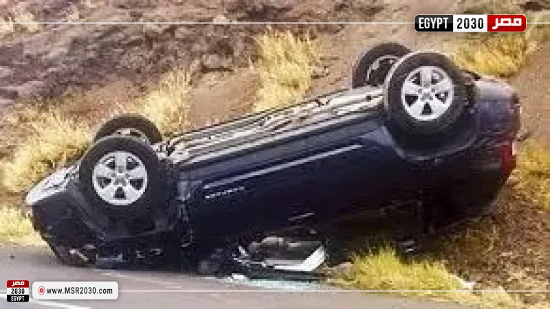 انقلاب سيارة ملاكى 