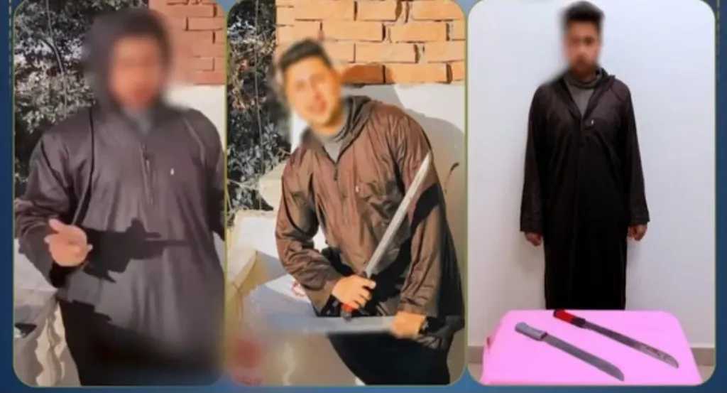 ضبط عاطل ببني سويف بعد نشره صورًا بأسلحة بيضاء للتحريض على البلطجة عبر مواقع التواصل