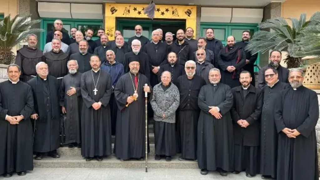 البطريرك الأنبا إبراهيم إسحق يترأس اللقاء الدوري لكهنة الإيبارشيّة البطريركية