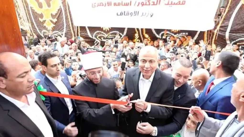 وزير الأوقاف ومحافظ المنيا يفتتحان مسجد الشيخ محمد دوداي بقرية طنبدي