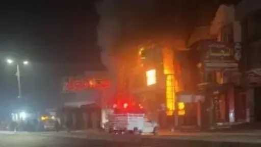 السيطرة على حريق داخل مخزن مفروشات بميدان المسلة في الفيوم