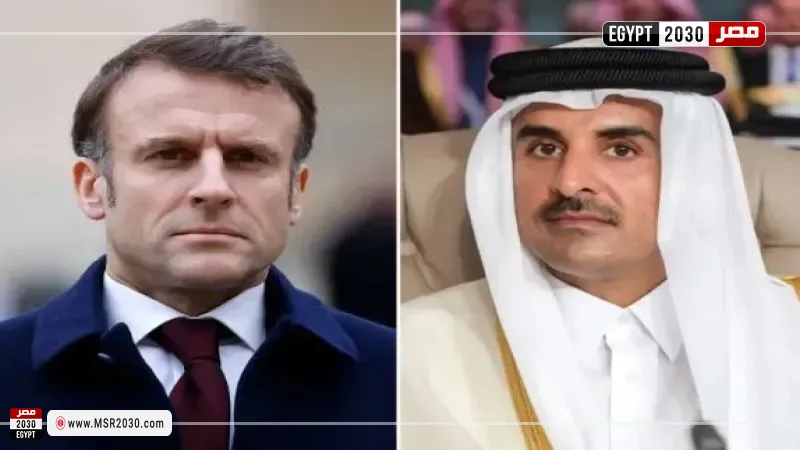أمير قطر والرئيس الفرنسي يؤكدان أهمية تعزيز التعاون الدفاعي والشراكة الاستراتيجية