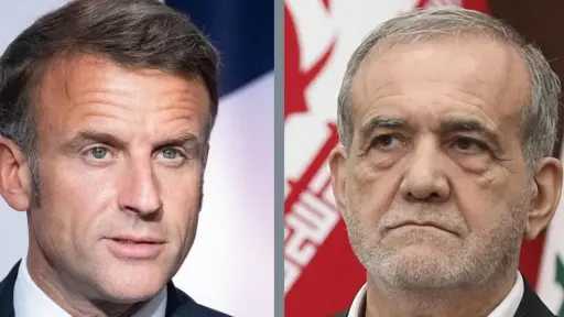 أول مسئول غربي يتحدث مع رئيس إيران.. ماذا دار بين ماكرون وبزشكيان؟
