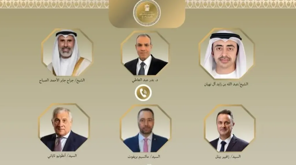 وزير الخارجية وعدد من نظرائه