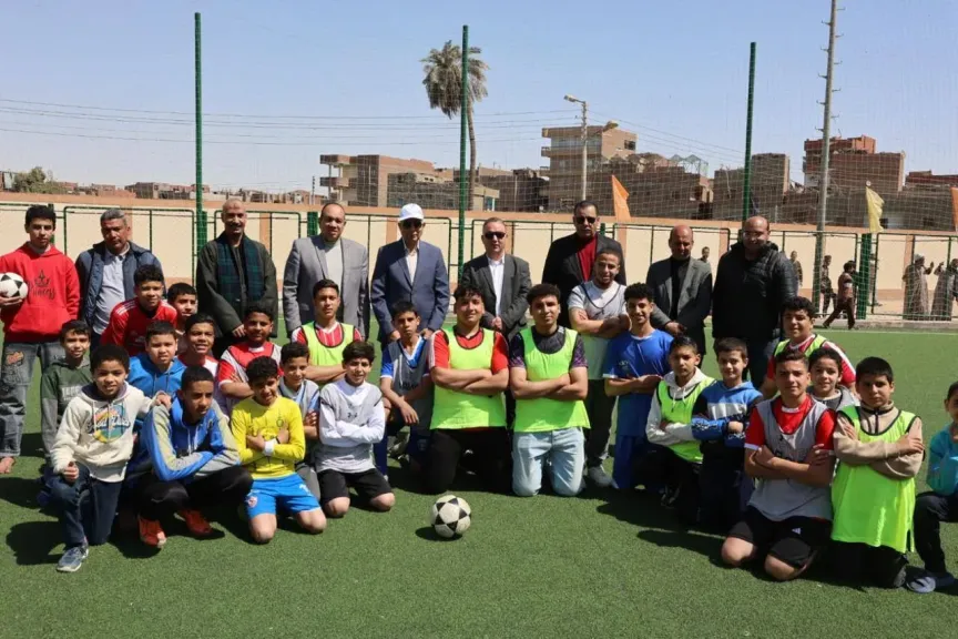 محافظ المنيا يحتفل بيوم الشهيد في مركز شباب الروضة