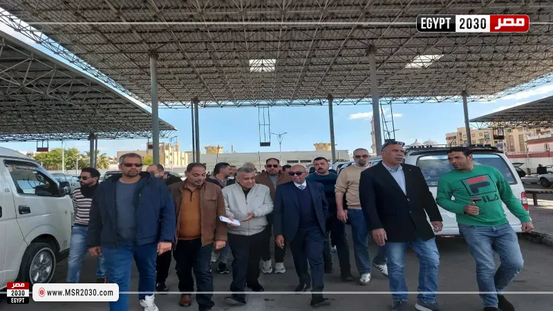 جانب من جولة سكرتير عام المحافظة