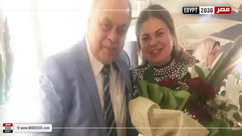 أشرف زكي وماجدة زكي 