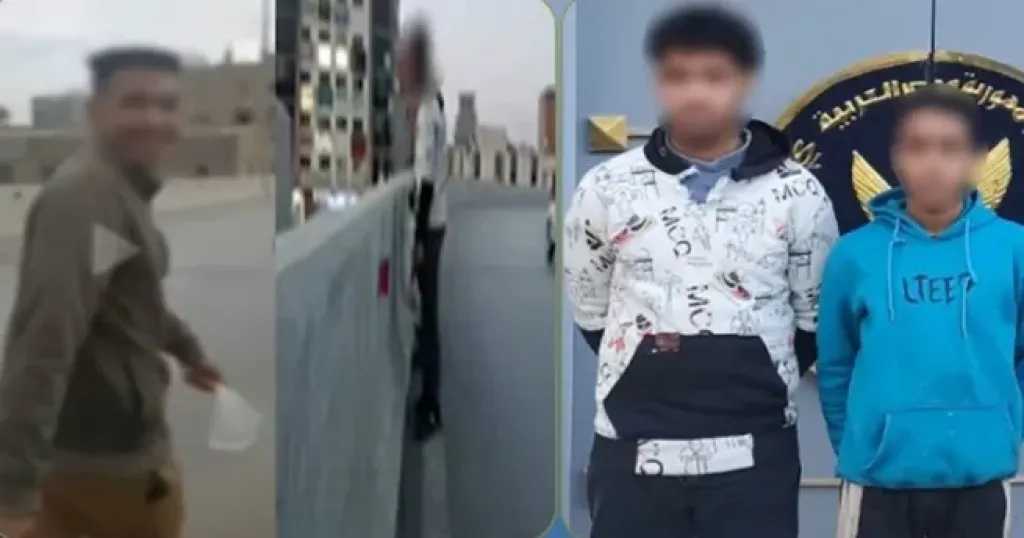 ضبط شابين ألقيا أكياس مياه على السيارات والمارة ببني سويف