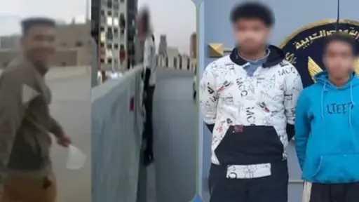 ضبط شابين ألقيا أكياس مياه على السيارات والمارة ببني سويف