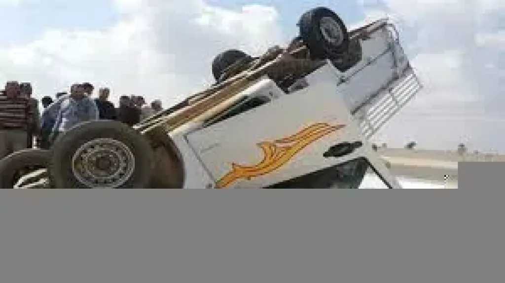 إصابة 9 أشخاص في انقلاب سيارة ربع نقل داخل ترعة بقنا