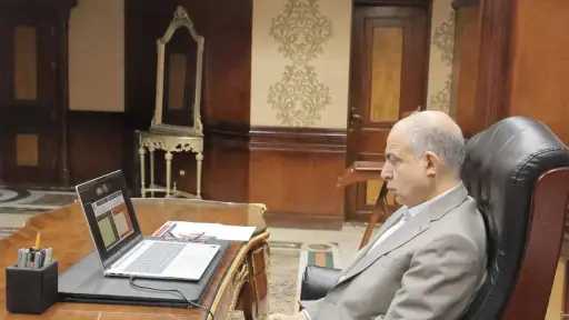 محافظ المنيا يشارك في اجتماع اللجنة التنسيقية لمتابعة الاستعدادات لإدراج المحافظة ضمن منظومة التأمين الصحي الشامل