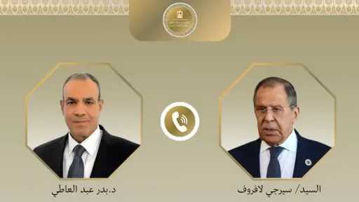 اتصال هاتفي بين وزير الخارجية ونظيره الروسي لبحث خفض التصعيد بالمنطقة