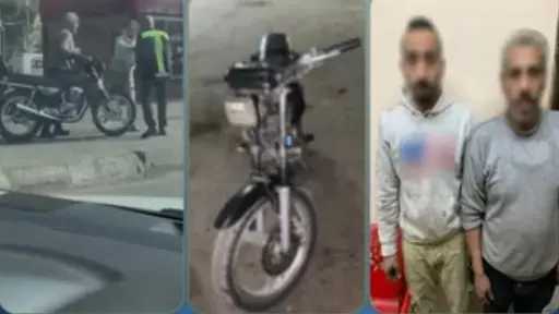 ضبط المتهمين بالتعدي على أمين شرطة بسبب منعهما من السير بدراجة نارية أعلى الرصيف في جسر السويس