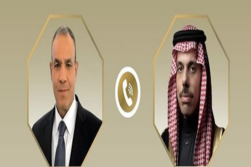 وزير الخارجية ونظيره السعودي