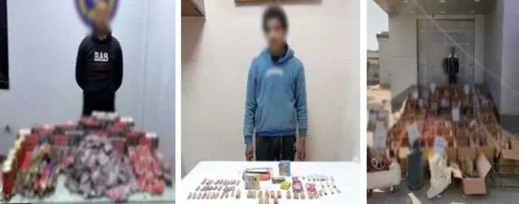ضبط 2 مليون قطعة ألعاب نارية في حملة مواجهة الصواريخ