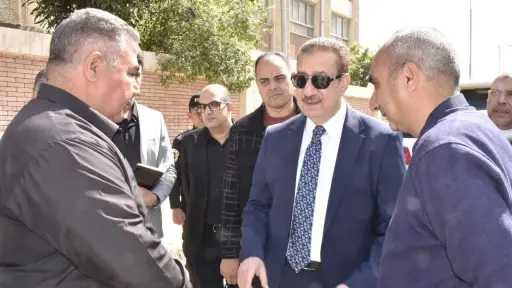 محافظ بورسعيد يتابع أعمال إزالة الرتش من منطقة مساكن 23 ديسمبر بحي الزهور