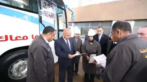 شاهد.. وزير النقل يتفقد المركز الفني للصيانة والإصلاح بطنطا التابع للشركة القابضة للنقل البحرى والبرى
