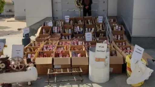 ضبط أكثر من مليون قطعة ألعاب نارية خلال حملات أمنية بالمحافظات