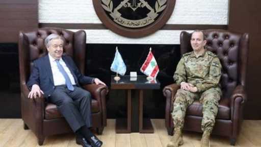 قائد الجيش اللبناني يشيد بتعاون اليونيفيل ويؤكد تطبيق القرار 1701 في ظل الأوضاع الراهنة