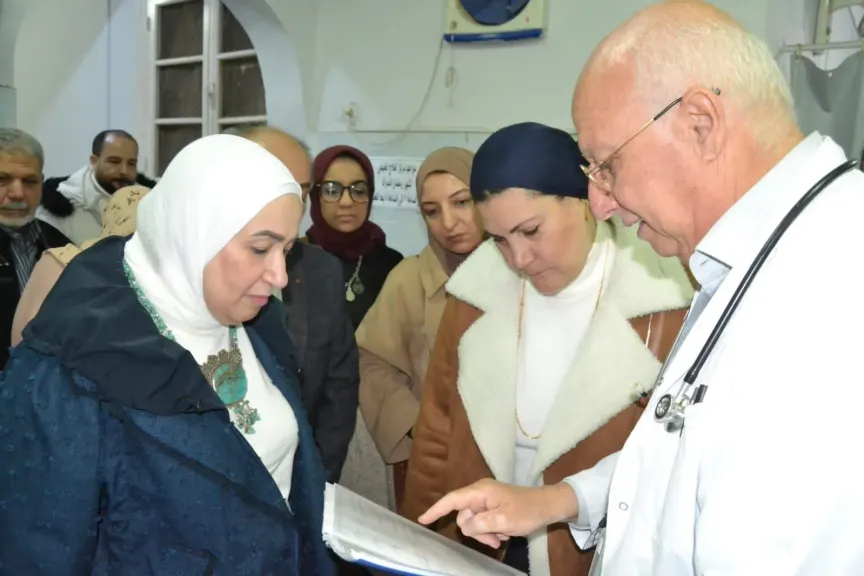 جانب من متابعة رئيسة المجلس القومي للطفولة والأمومة لمبادرة «صحة ووعي» بالإسكندرية 
