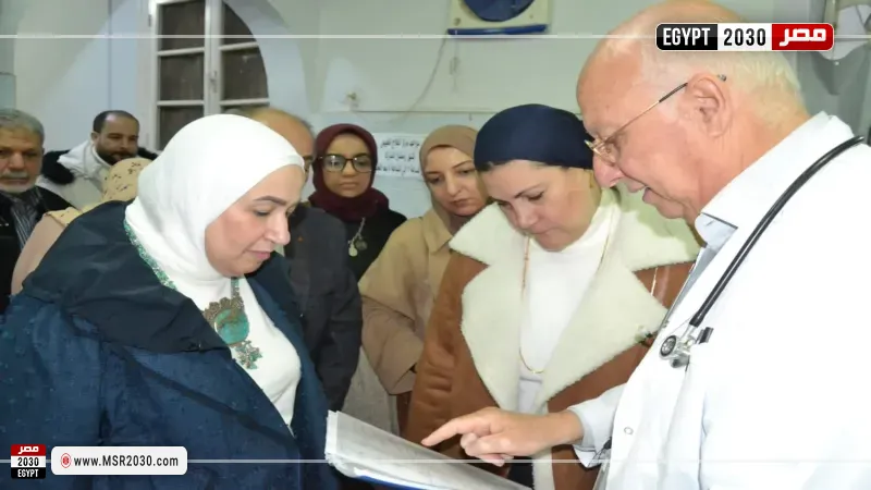 جانب من متابعة رئيسة المجلس القومي للطفولة والأمومة لمبادرة «صحة ووعي» بالإسكندرية 