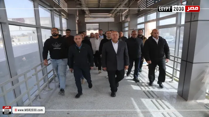 جانب من جولة وزير النقل