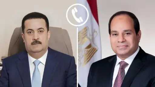 الرئيس السيسي يجدد تأكيد دعم مصر الكامل لسيادة... الرئيس السيسي يجدد تأكيد دعم مصر الكامل لسيادة العراق وأمنه واستقراره