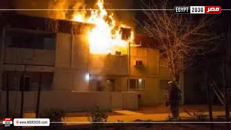 حريق منزل 