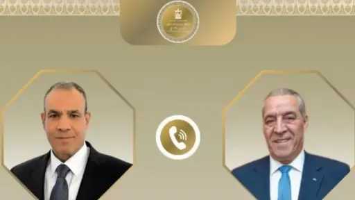 وزير الخارجية يبحث مع نائب الرئيس الفلسطيني تطورات... وزير الخارجية يبحث مع نائب الرئيس الفلسطيني تطورات الأوضاع بالأراضي المحتلة