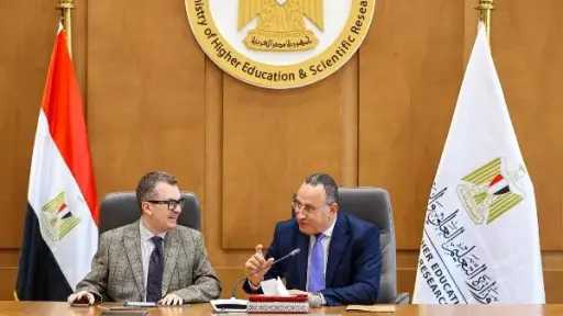 وزيرا التعليم العالي والتخطيط يبحثان تعزيز دور الجامعات... وزيرا التعليم العالي والتخطيط يبحثان تعزيز دور الجامعات والابتكار في دعم التنمية المستدامة