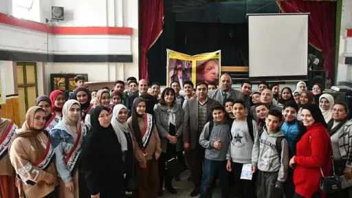 السكة الحديد تنظم ندوة توعية لطلبة مدارس المحلة الكبرى لتعزيز أخلاقيات التعامل مع المرافق العامة