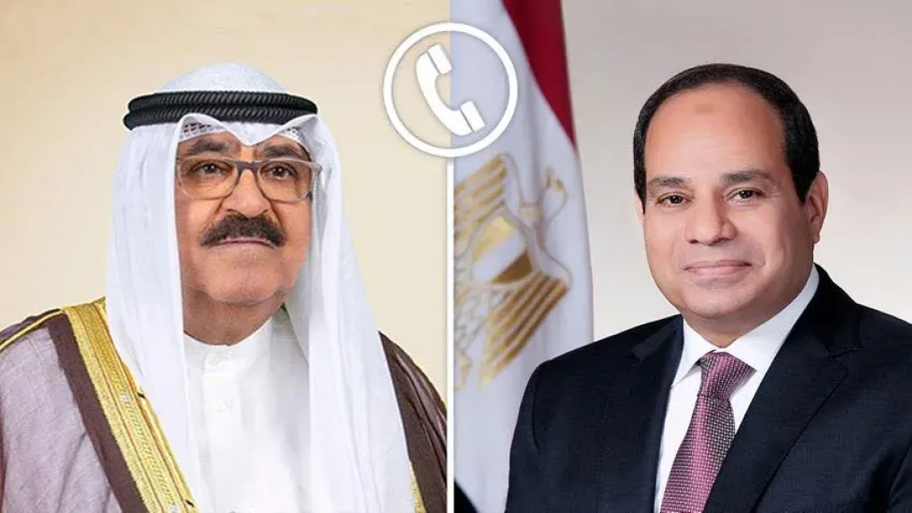 السيسي وأمير الكويت يؤكدان أهمية توحيد الصف العربي ودعم استقرار المنطقة