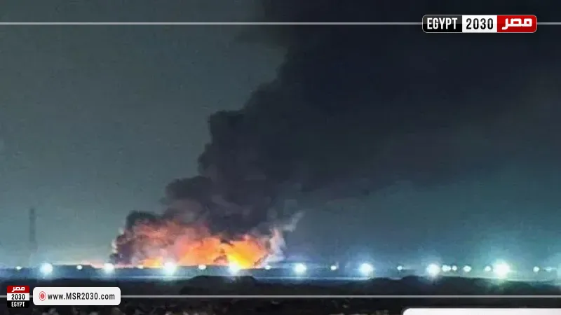 حريق في فندق