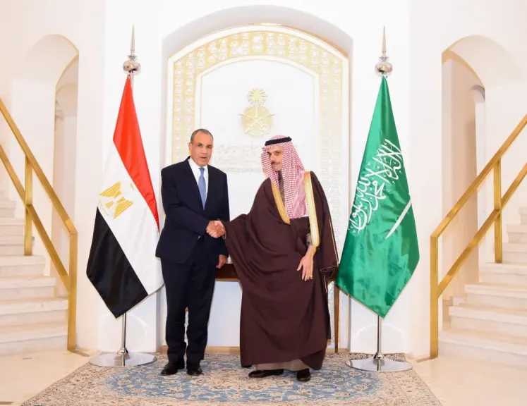 مباحثات مصرية سعودية بالرياض لتنسيق الجهود العربية بشأن التطورات الإقليمية