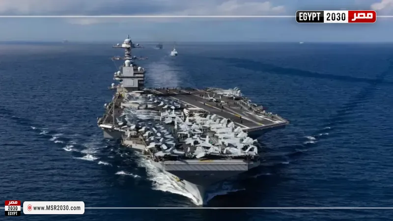 حاملة طائرات أمريكية