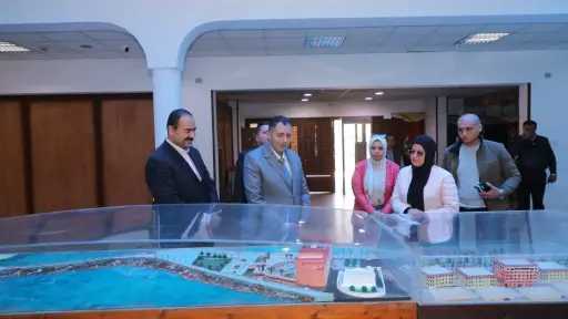 محافظ دمياط يتفقد مكتبة مصر العامة بمدينة دمياط