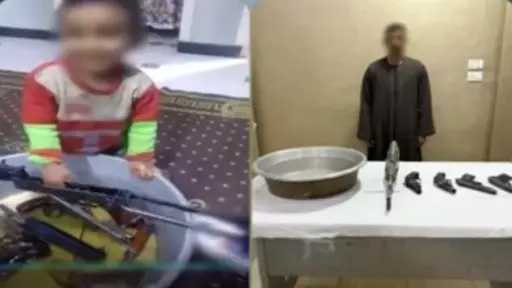 تصوير طفل أثناء التعامل مع أسلحة نارية بأسيوط.. ضبط الأب وبحوزته ترسانة غير مرخصة