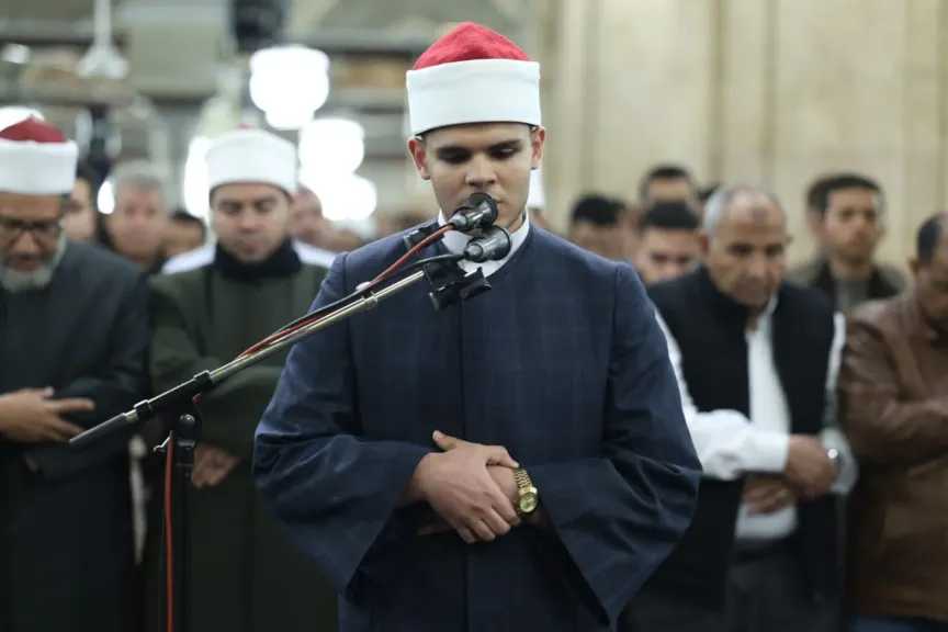 الأزهر يقدم الموهبة التاسعة من طلابه لتؤم المصلين بالجامع الأزهر