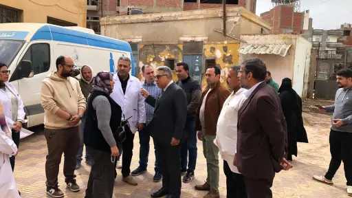 محافظ الدقهلية يجري جولة تفقدية بمستشفى نبروه