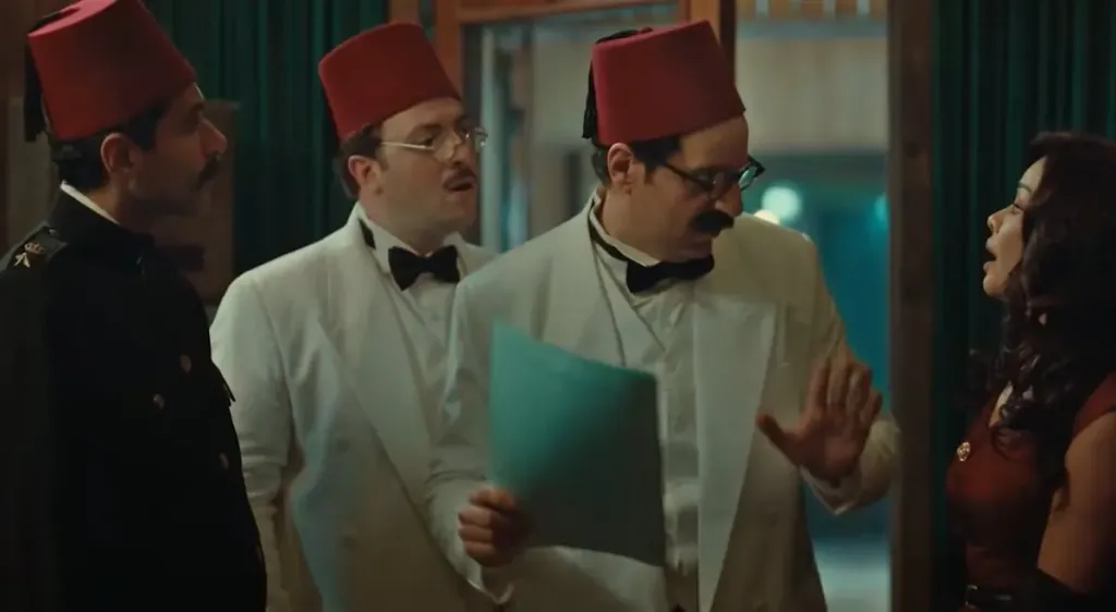 أحمد أمين وميشيل ميلاد في مسلسل النص الثاني 