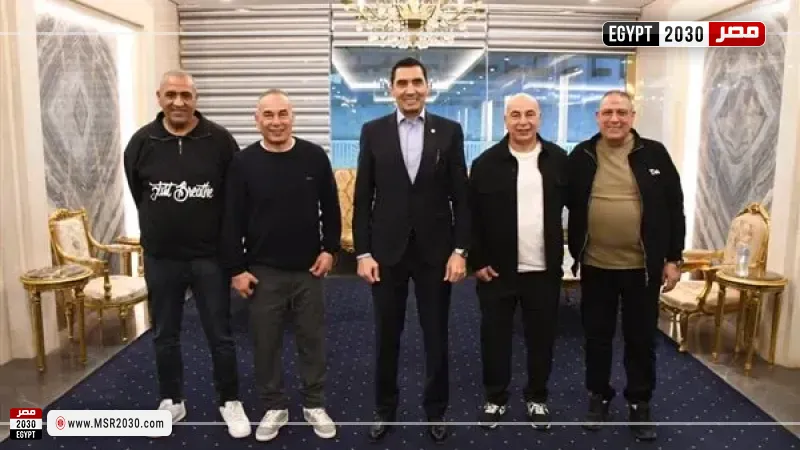 لقاء وزير الرياضة مع جهاز منتخب مصر