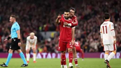 ليفربول يكتسح جالطة سراي برباعية نظيفة ويتأهل لربع نهائي دوري أبطال أوروبا