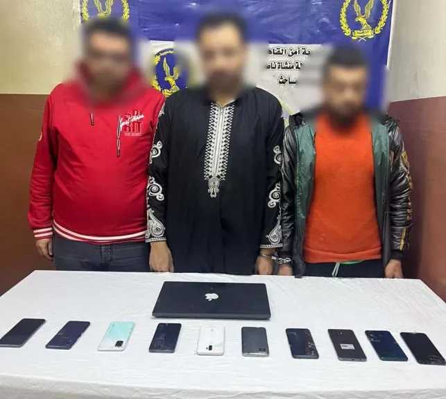 سقوط عصابة سرقة الهواتف المحمولة بأسلوب النشل فى منشأة ناصر