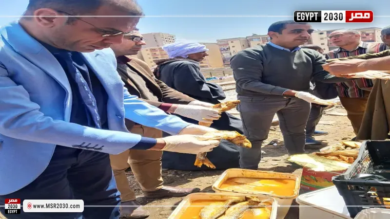 جولة مدير عام الطب البيطري بسوهاج