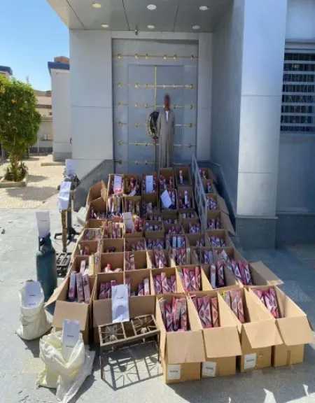 ضبط أكثر من 3.5 مليون قطعة ألعاب نارية خلال حملات أمنية موسعة على مستوى الجمهورية