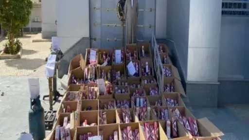 ضبط أكثر من 3.5 مليون قطعة ألعاب نارية خلال حملات أمنية موسعة على مستوى الجمهورية