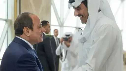 أمير قطر: نعتز بالتنسيق مع مصر لتعزيز الاستقرار الإقليمي وحل أزمات المنطقة