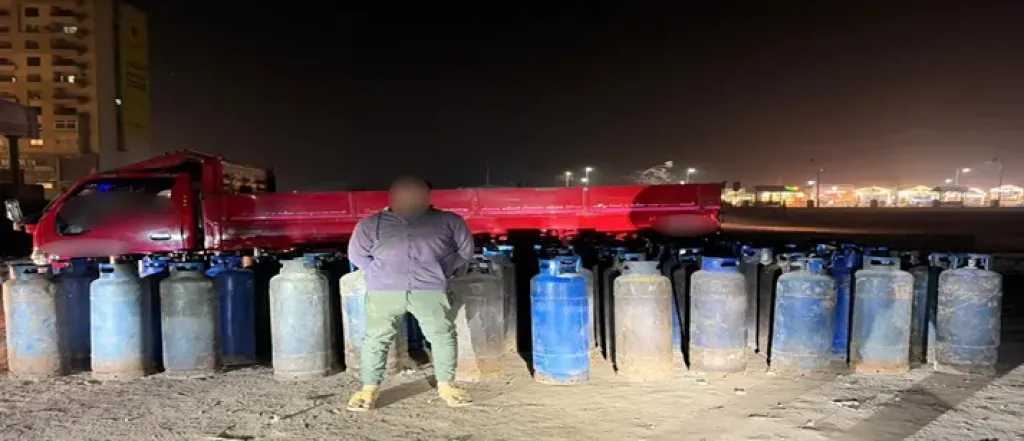 ضبط 709 أسطوانة بوتاجاز مدعمة قبل بيعها في السوق السوداء بعدة محافظات